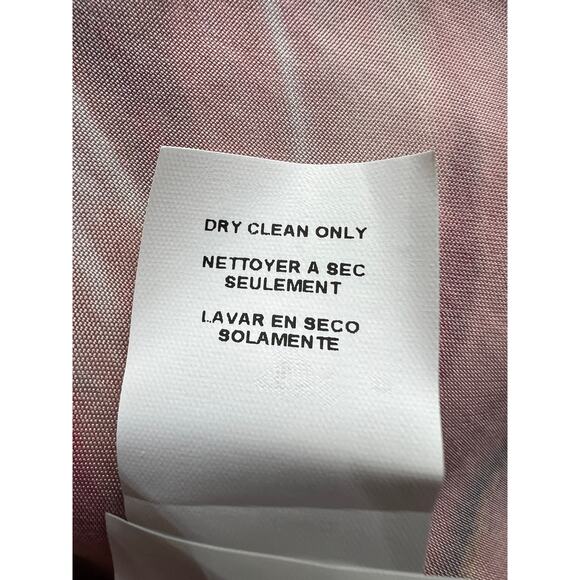 KAREN KANE TOP WOMENS SIZE LARGE TROPICAL PRINT FLARE HEM BLOUSE PINK NEW - Picture 12 of 13